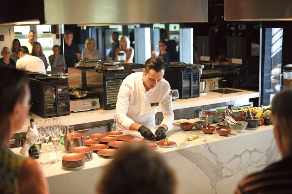 Cooking Demonstration onboard the Scenic Eclipse