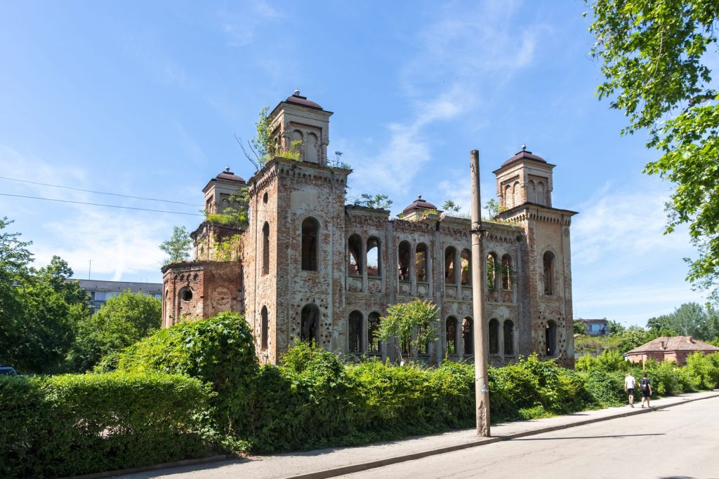 Ruins of the Vidin Synagogue in Vidin, Bulgaria