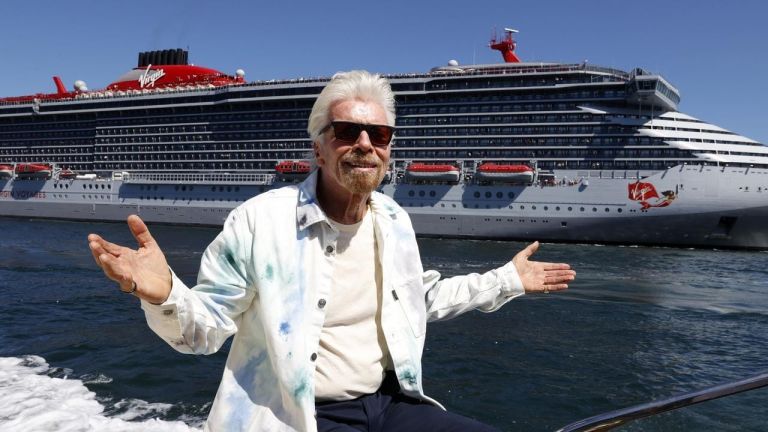 Sir Richard Branson Welcomes Resilient Lady To Australia