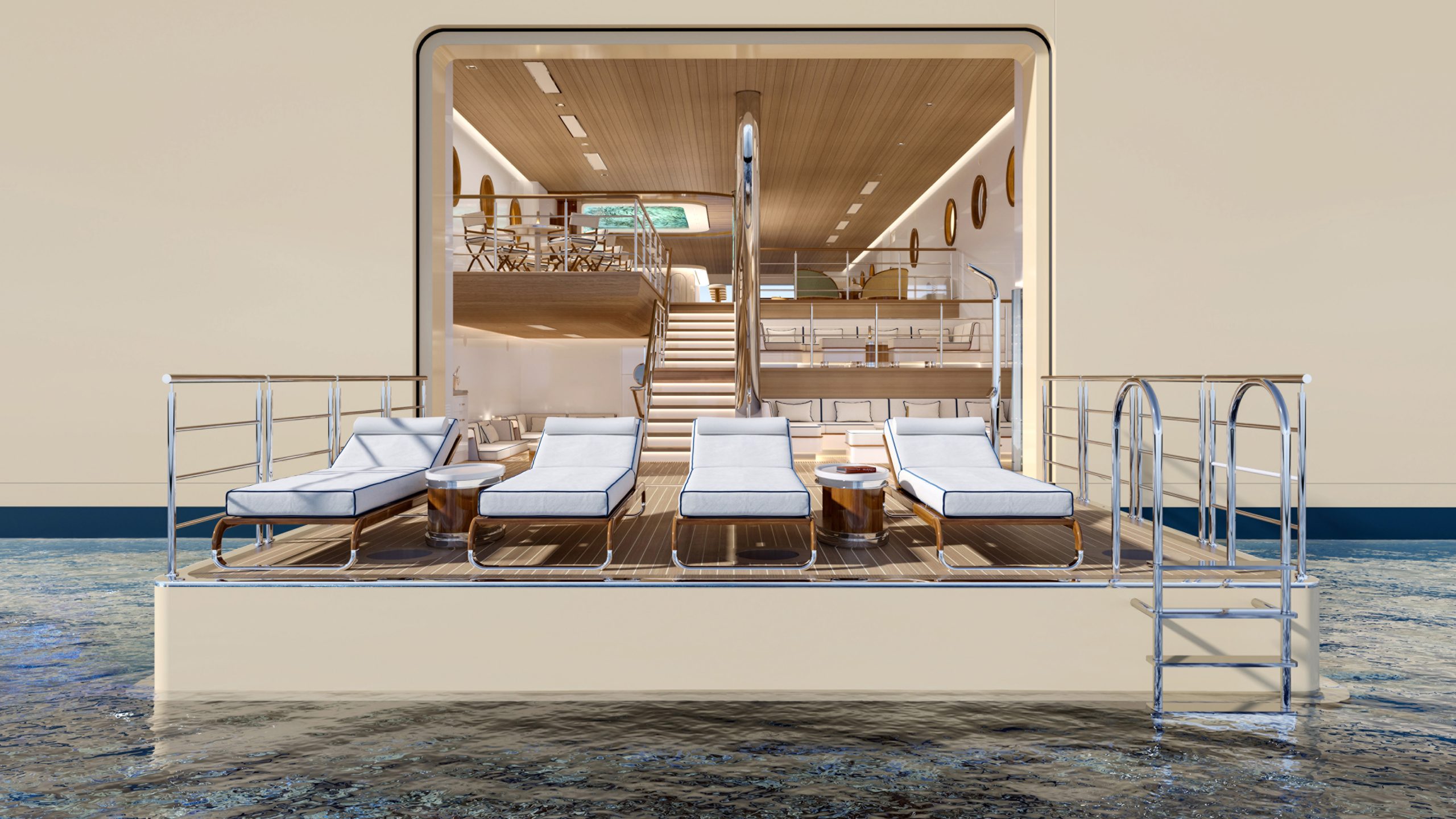 Four Seasons Yachts Pool Deck