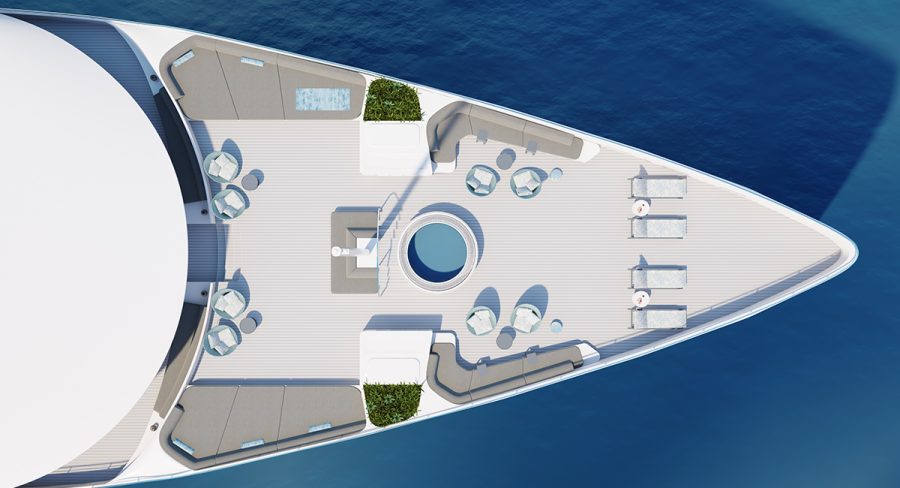 Emerald Kaia Superyacht Sun Deck