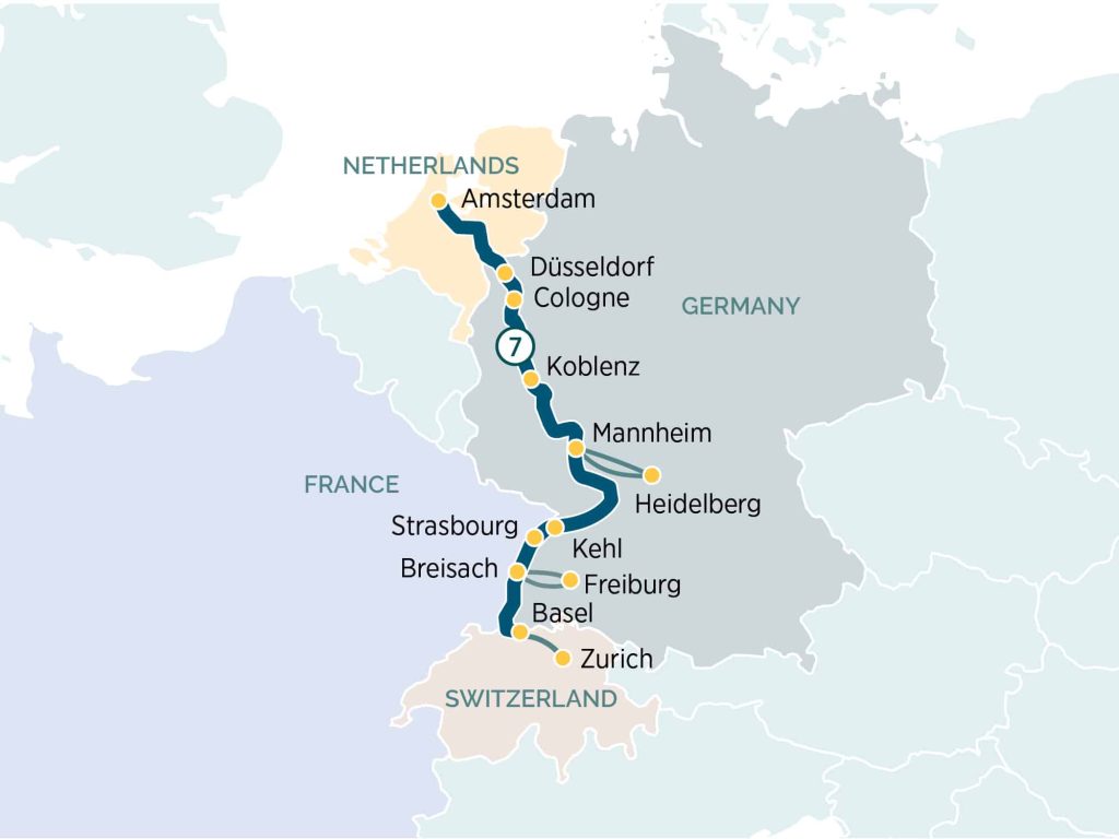 Emerald Astra Tulips and the Rhine