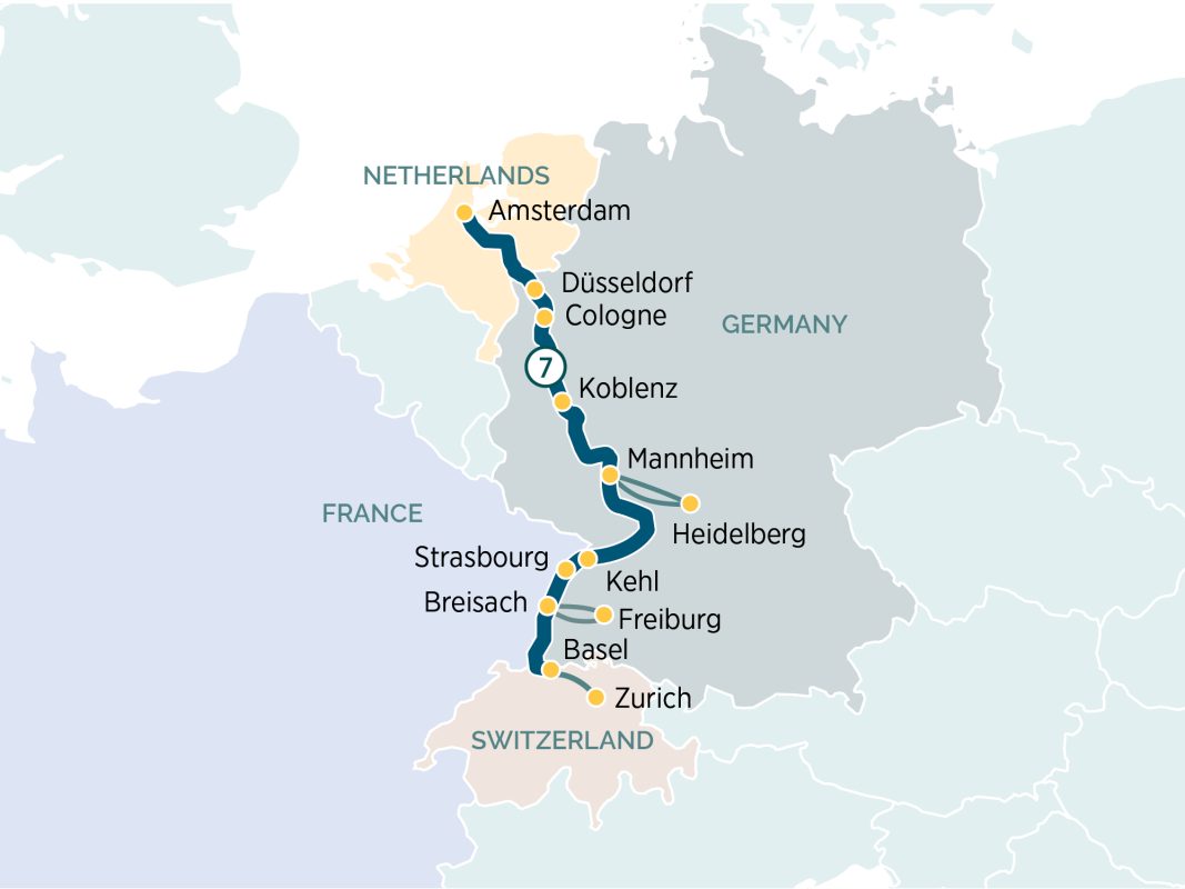 Emerald Astra Tulips and the Rhine