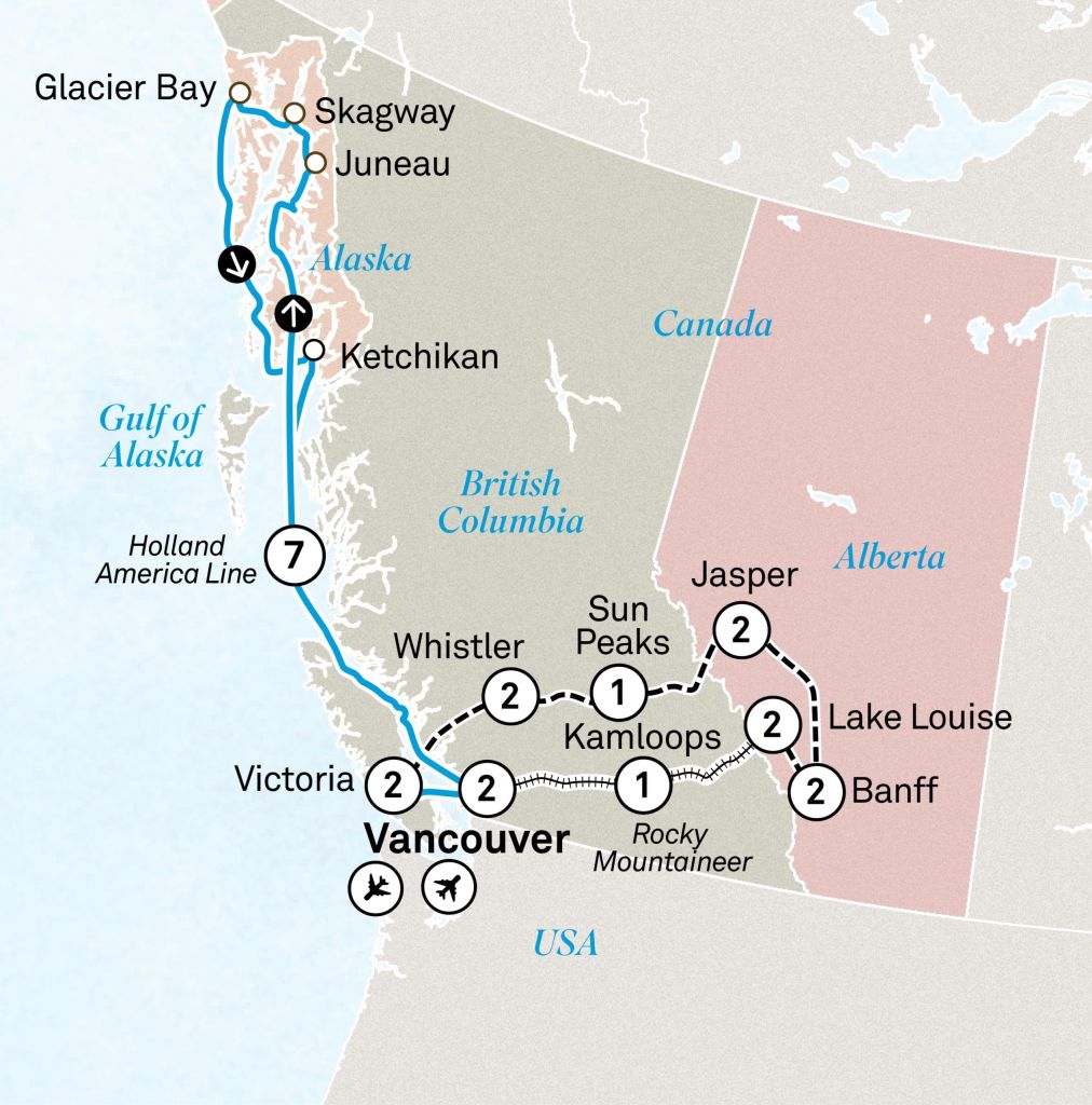 Icons of Western Canada & Alaskan Cruise