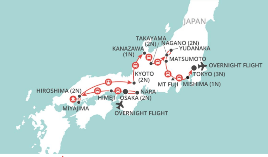 Japan map
