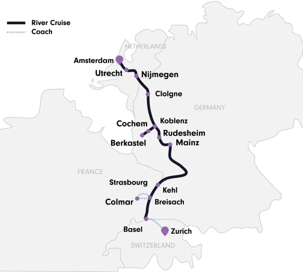 Rhine Castles and Moselle 