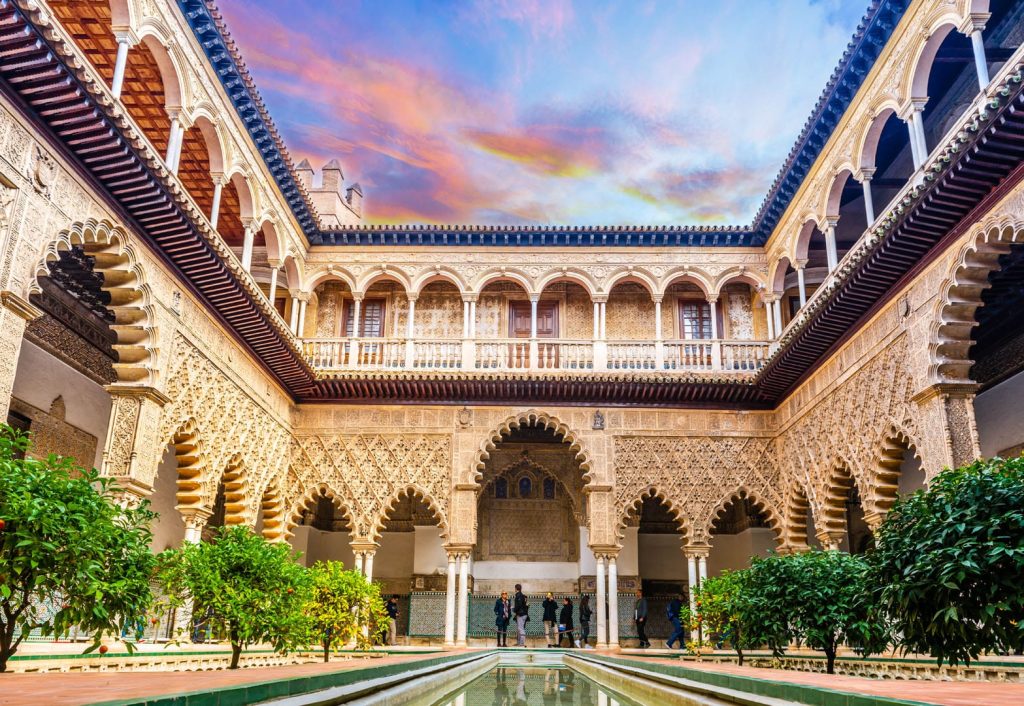 Real Alcazar de Séville en Andalousie, Espagne