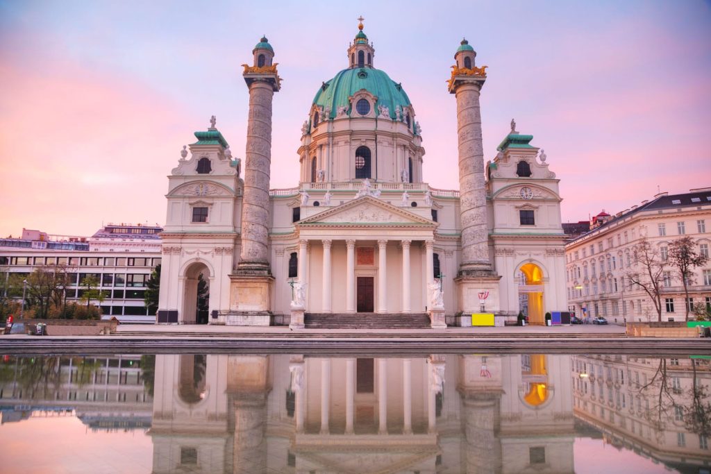 St. Charles’s Church (Karlskirche) in Vienna, Austria