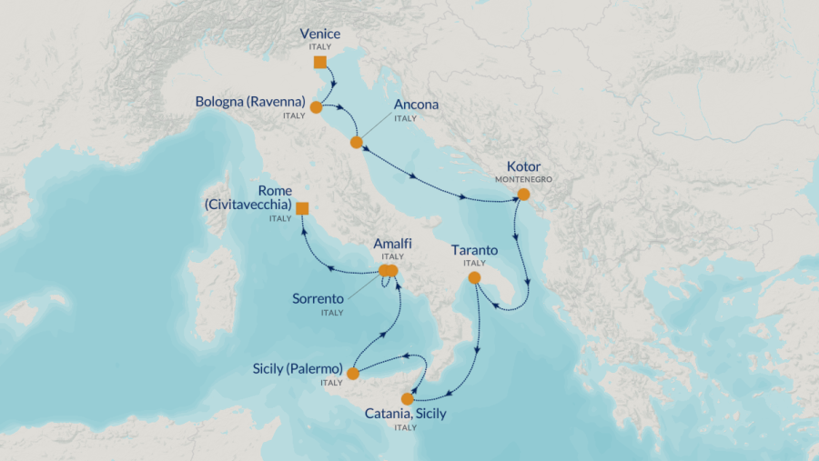 Italy Intensive map