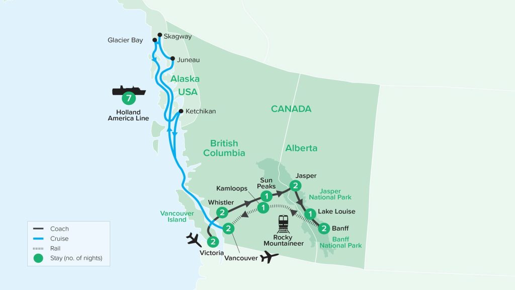 Reflections of the Rockies & Alaska Cruise