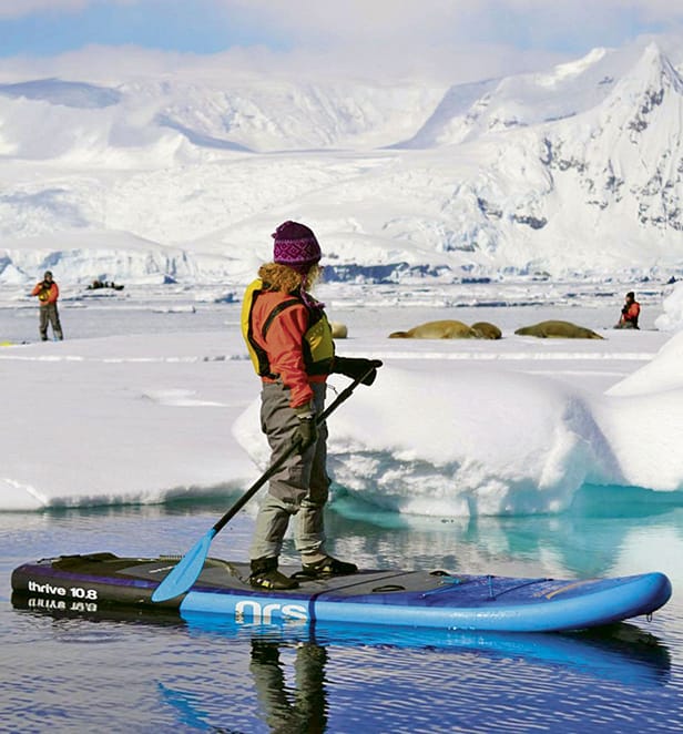 Stand up Paddle Boarding is available on certain Scenic Eclipse Expeditions