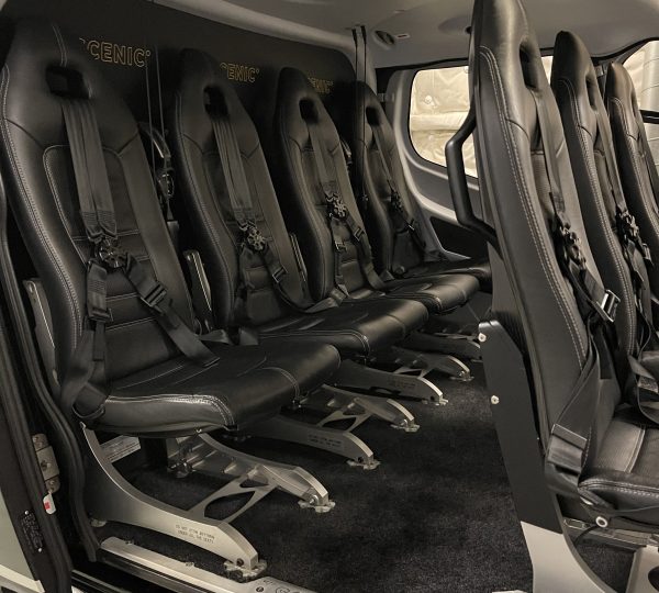 Inside the Scenic Eclipse Helicopter