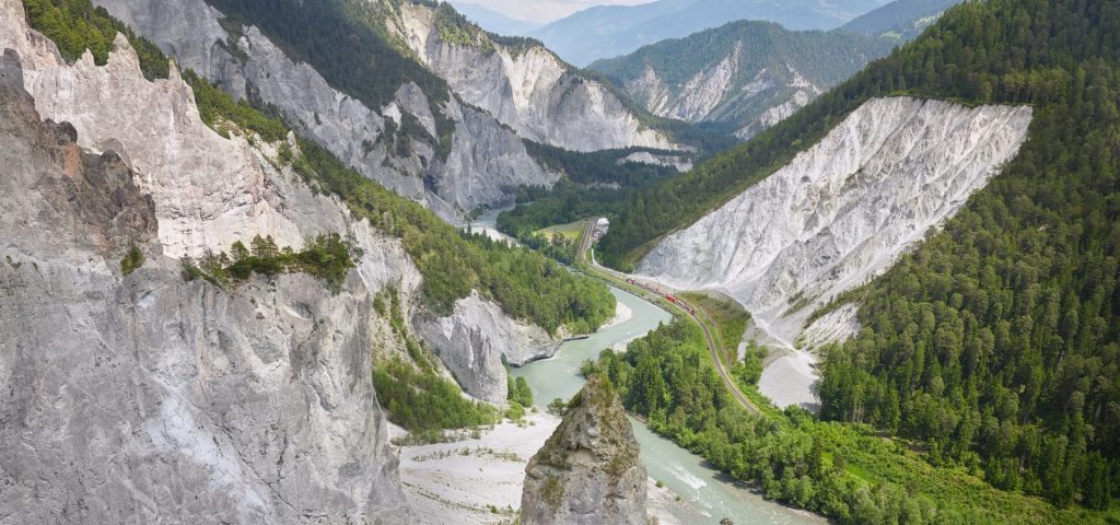 Glacier Express Rheinschlucht Sommer 2019