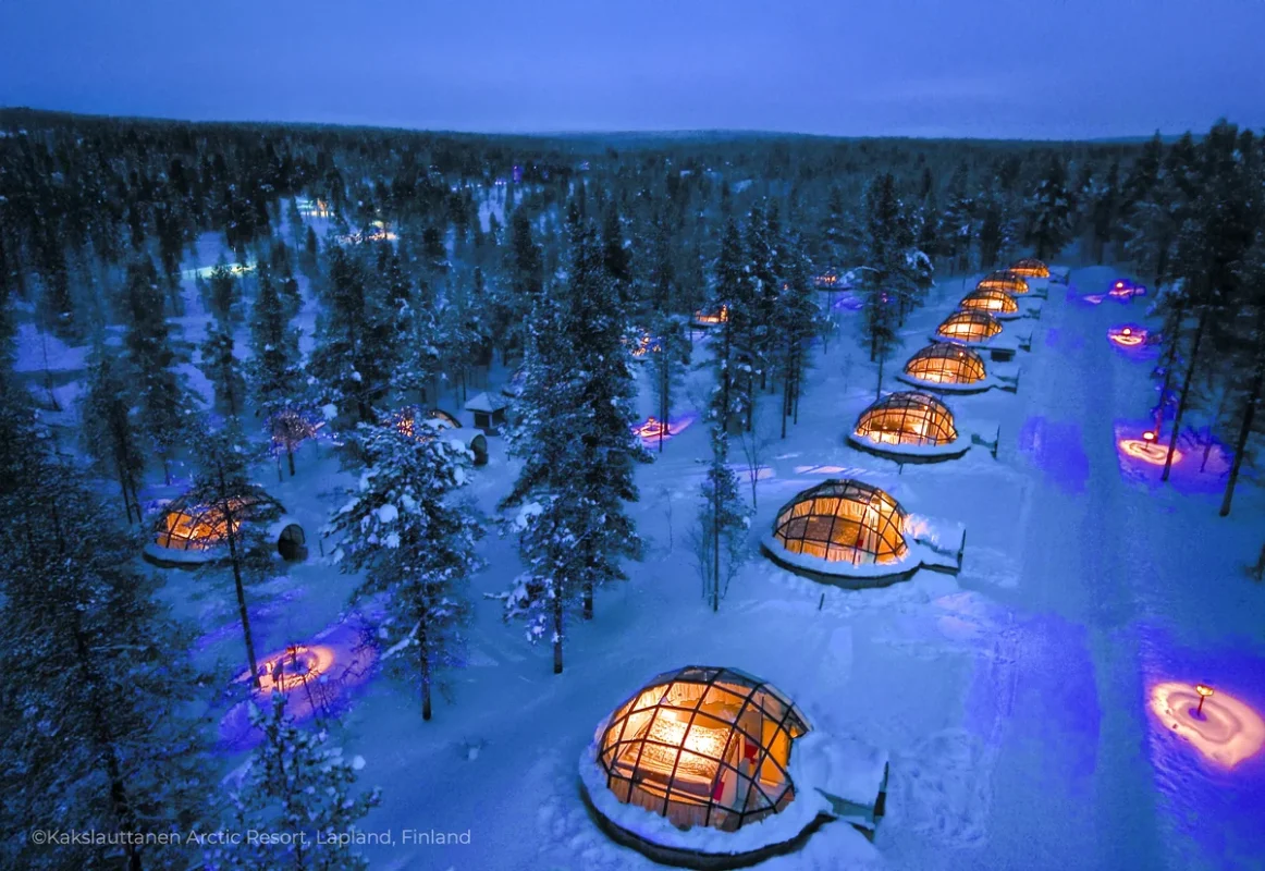 Collette glass igloos