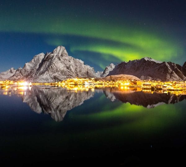 Northern lights with Havila