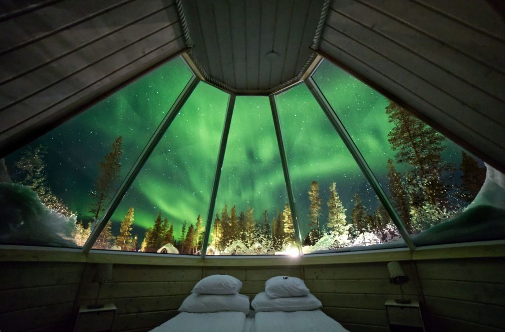 Northern lights vilage_Aurora cabin_saariselka inside