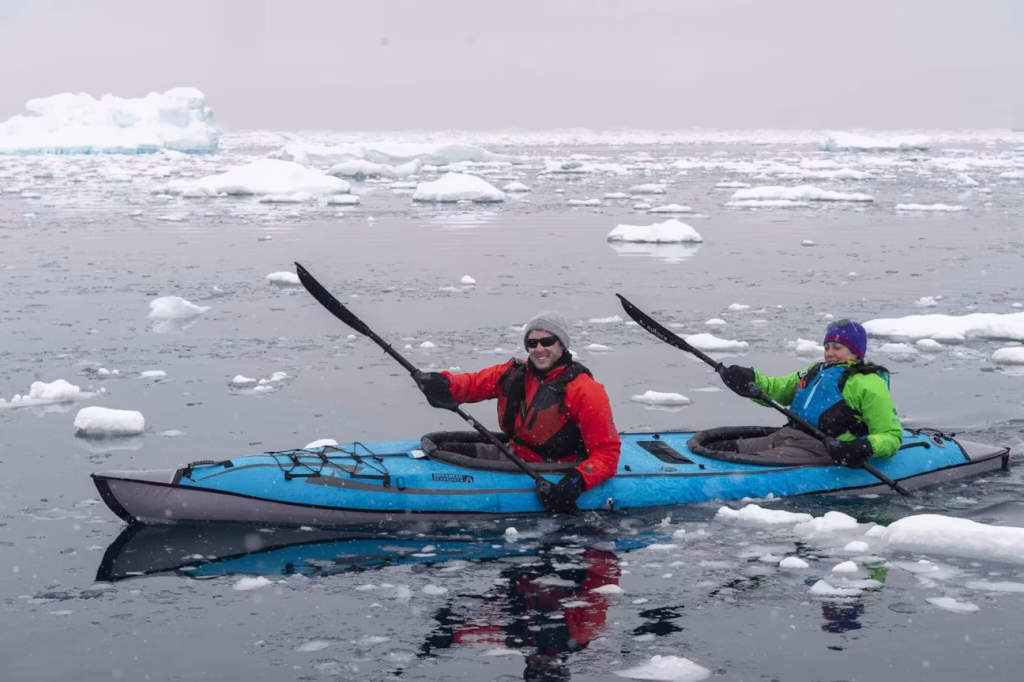 Paddling in Antarctica Min 1