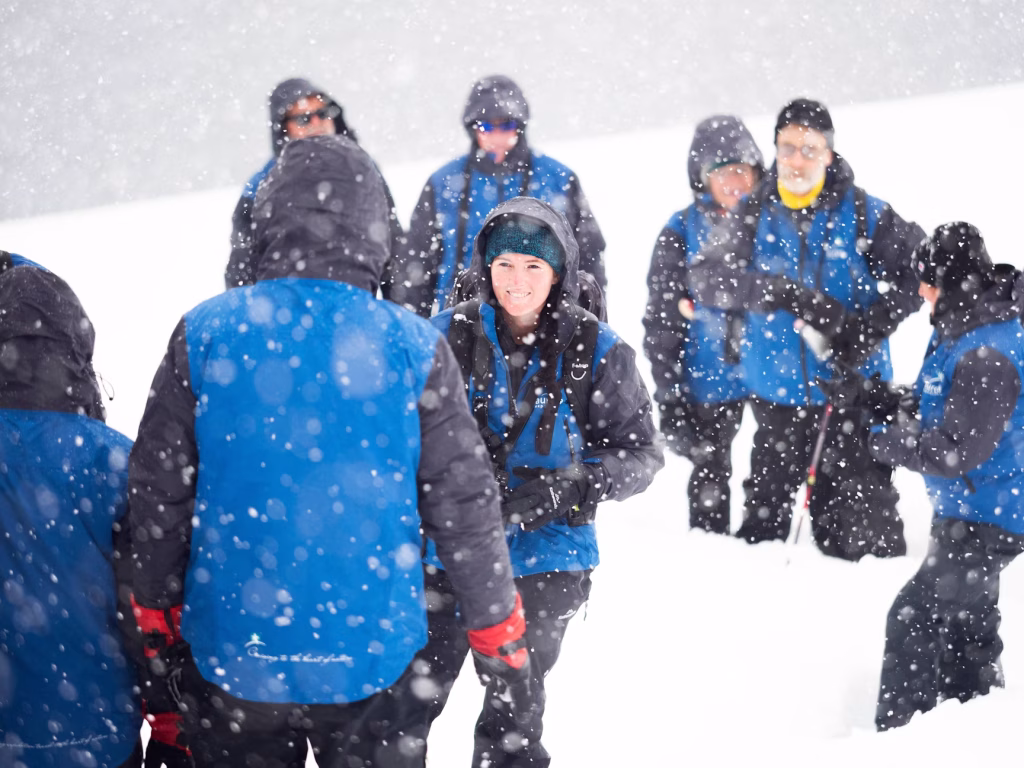 Passengers in the Snow Antarctica