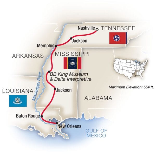 Music of America Map 1