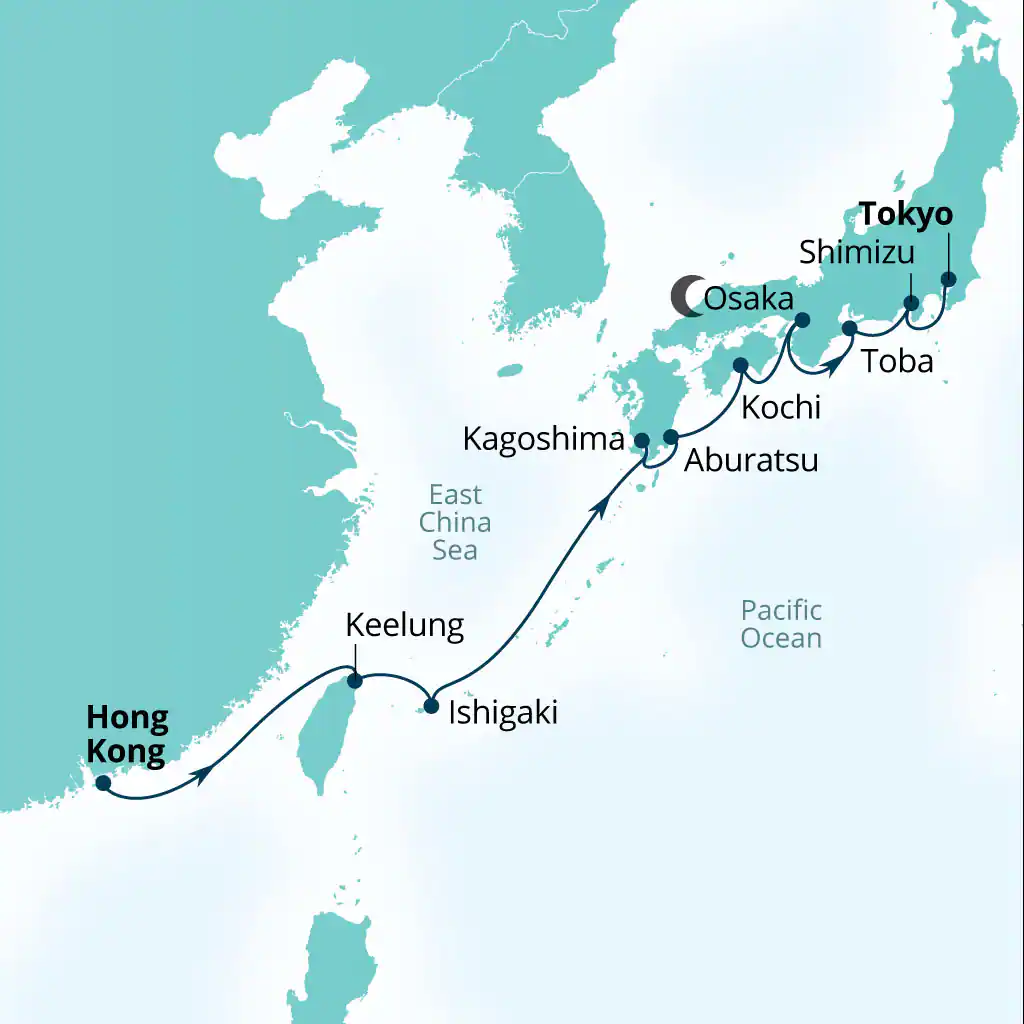 Taiwan & Japan cruise