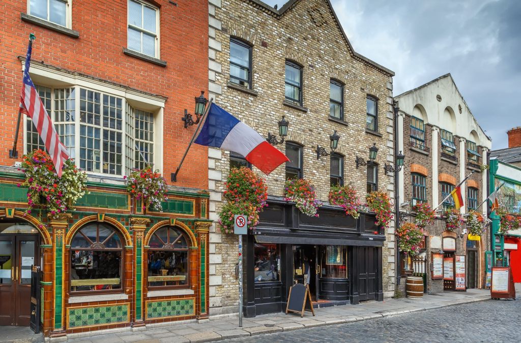 Temple Bar street, Dublin, Ireland