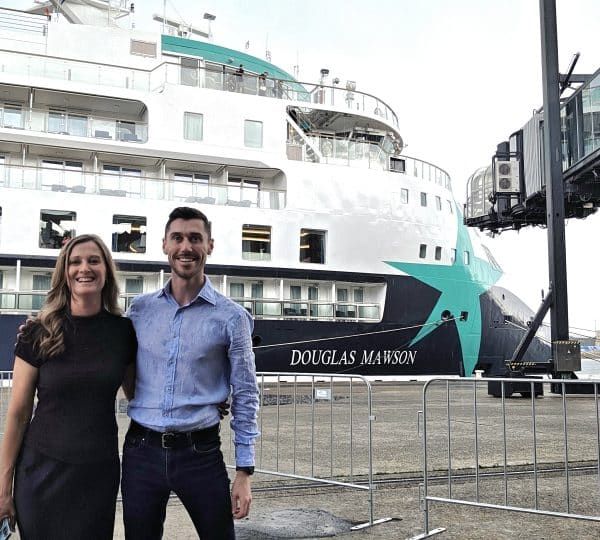 Aurora Expeditions Douglas Mawson launch in Sydney Harbour