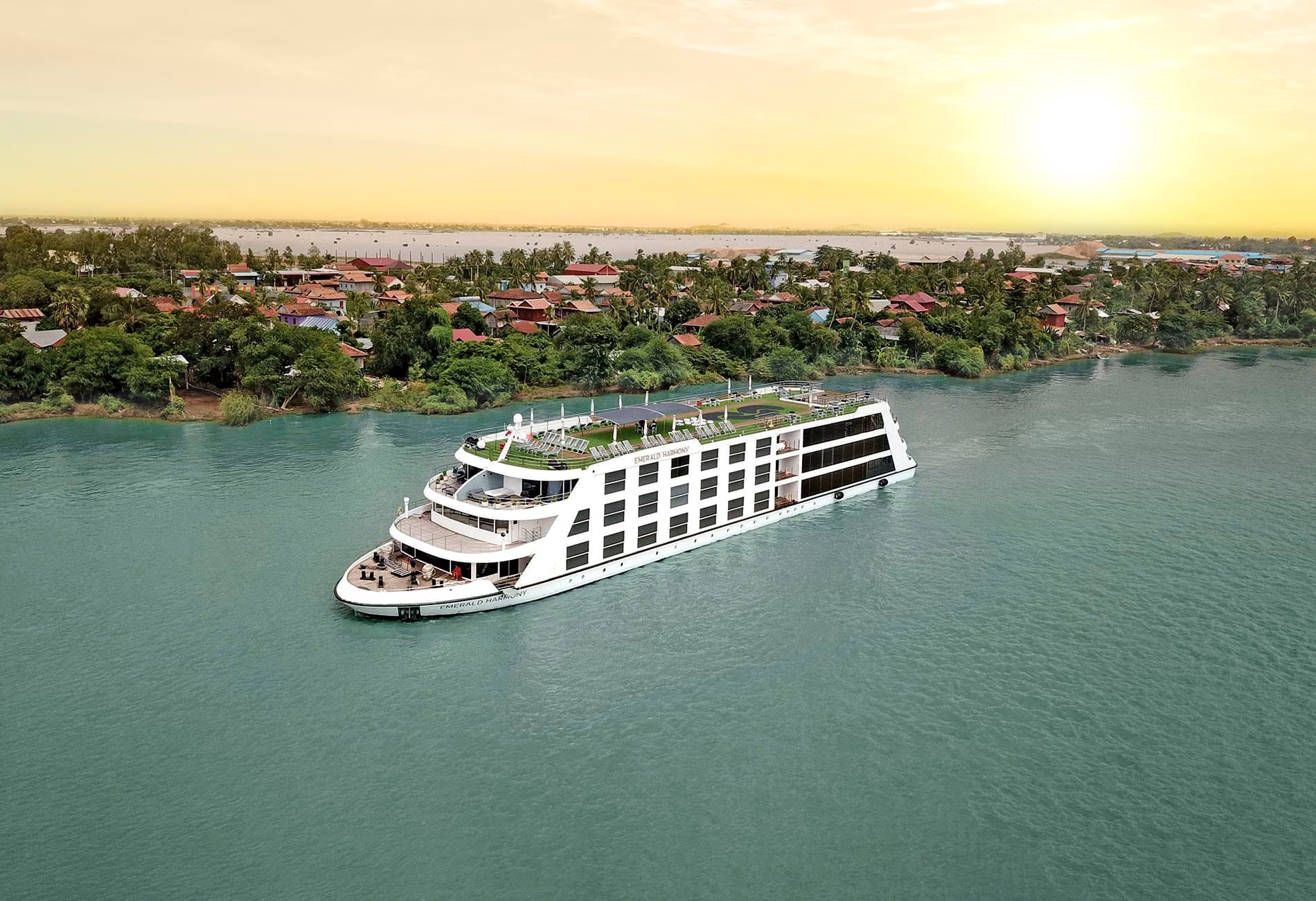 Emerald Harmony on the Mekong River
