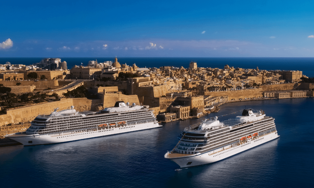Viking Docked in Valletta, Malta