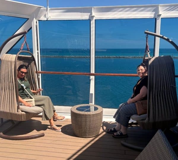 Ivana and Sarah on Deck 9