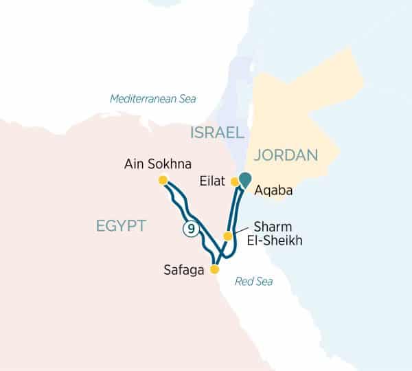 Emerald Raiya Ancient Wonders of Israel, Egypt & Jordan