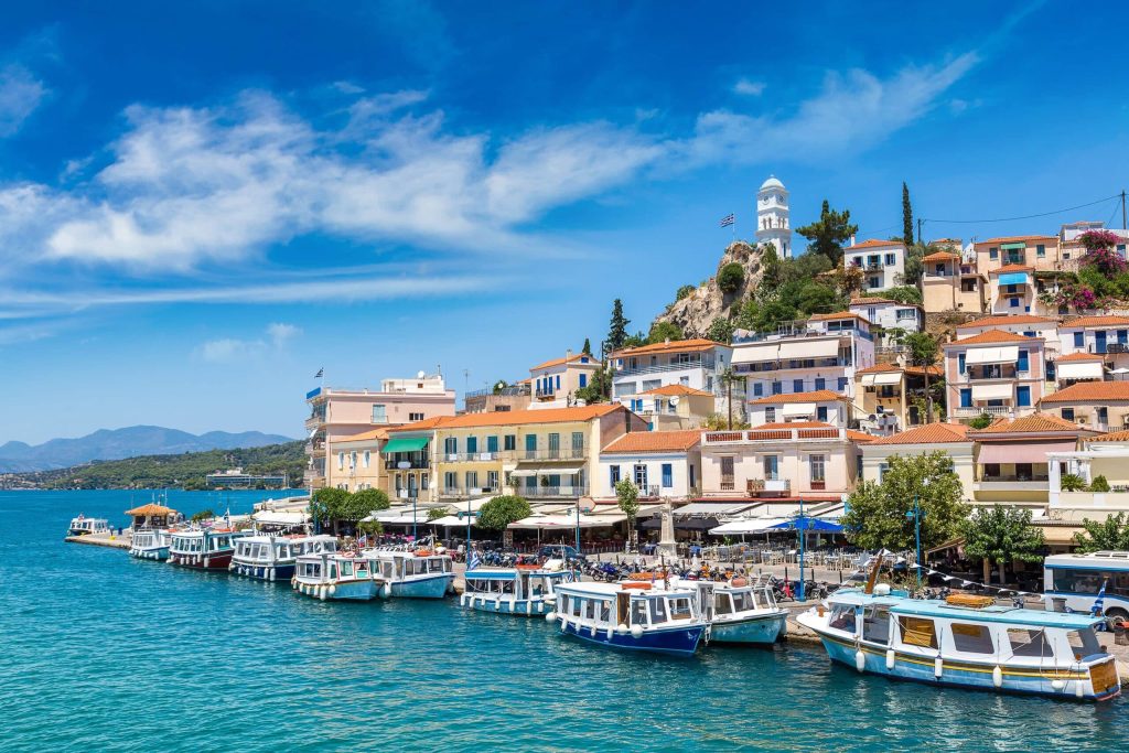 Poros Island in a Summer Day in Greece 1