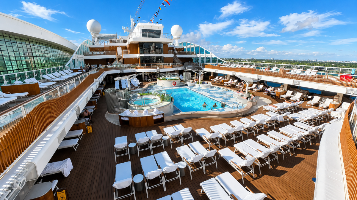 Oceania Allura Review Pool Deck