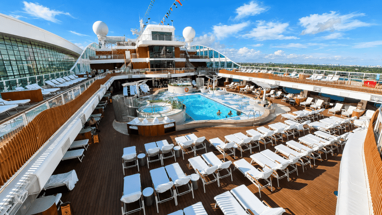 Oceania Allura Review Pool Deck