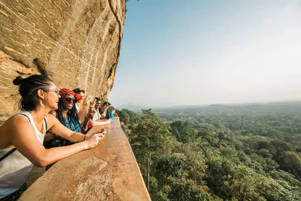 Intrepid-Travel-Sri-lanka_dambulla_sigiriya-lion-rock-fortress_group