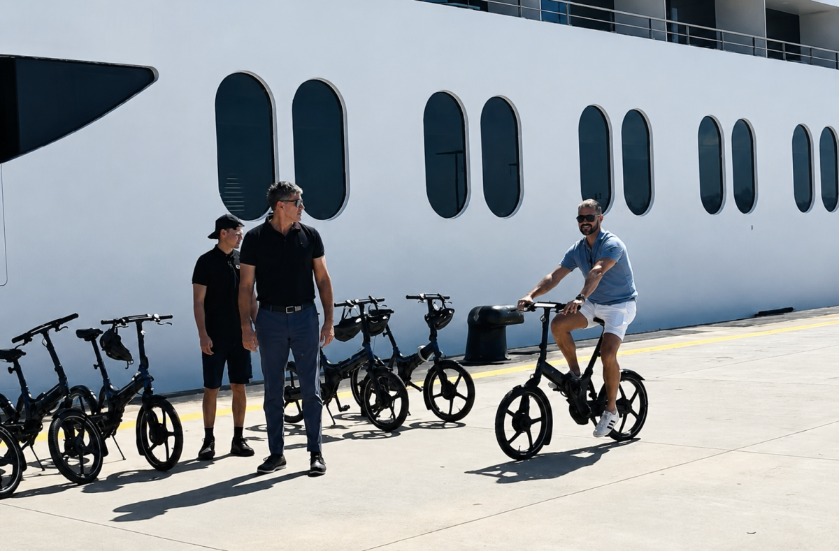 E-bikes on the Emerald Kaia