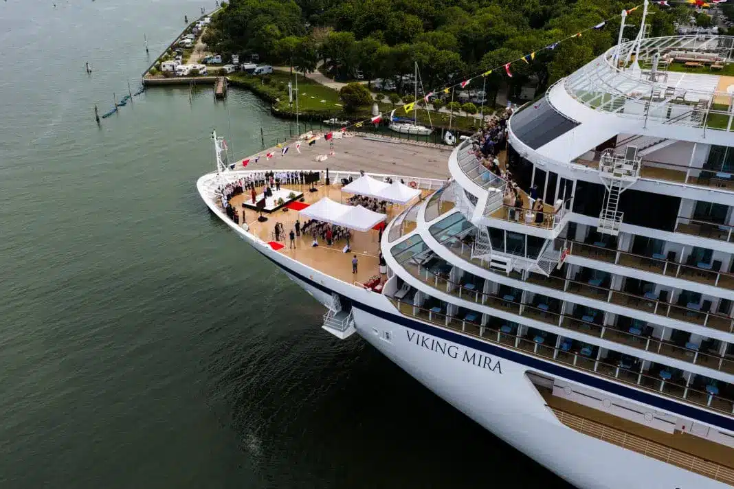 The Viking Mira Docked