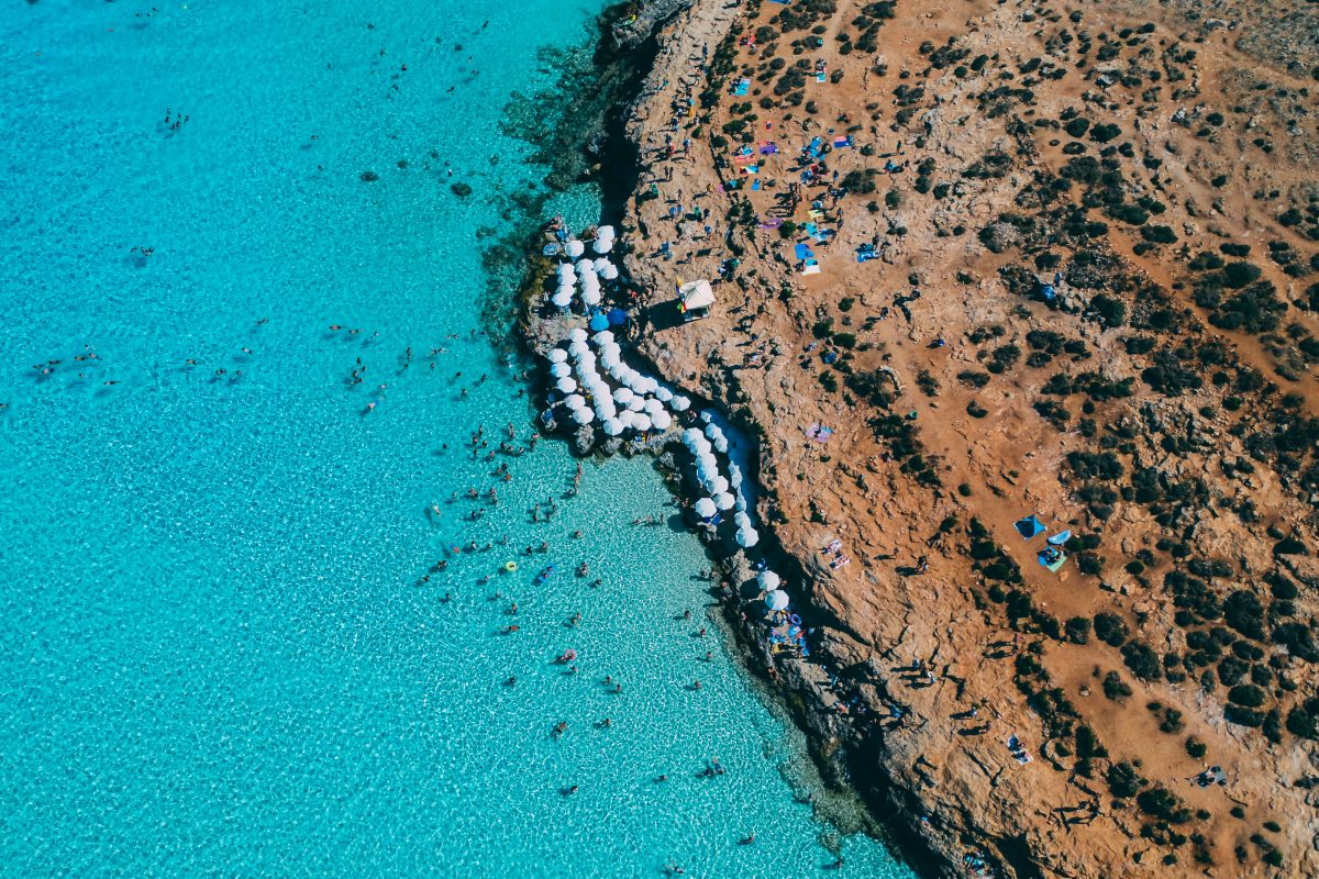 Beach overlooking a malta tour
