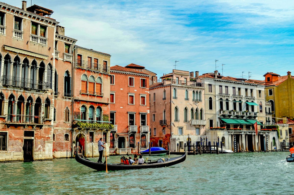 Gondola in the Venice Canal