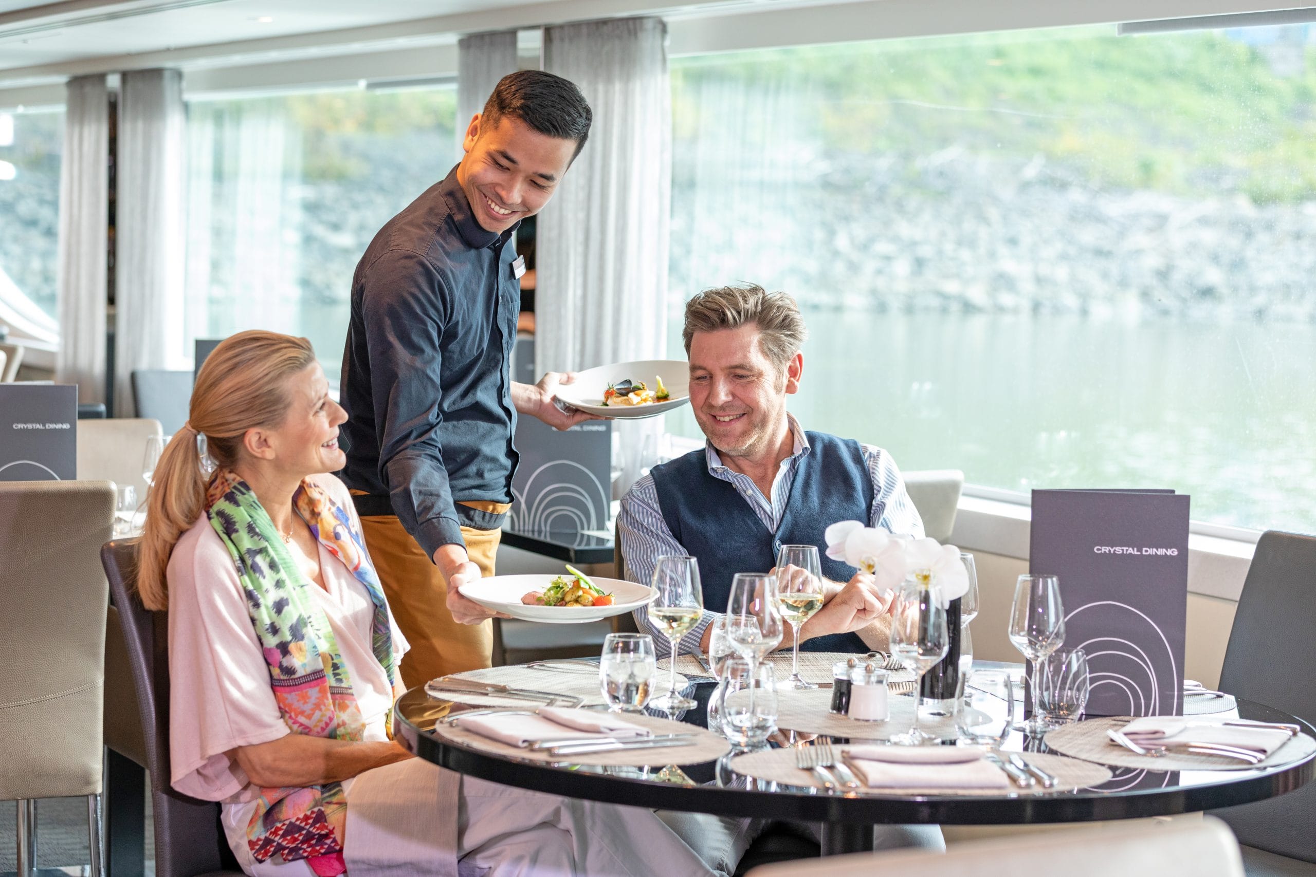 Scenic River Cruises Crystal Dining