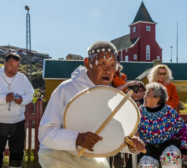 nuit dancer performing in Sisimiut