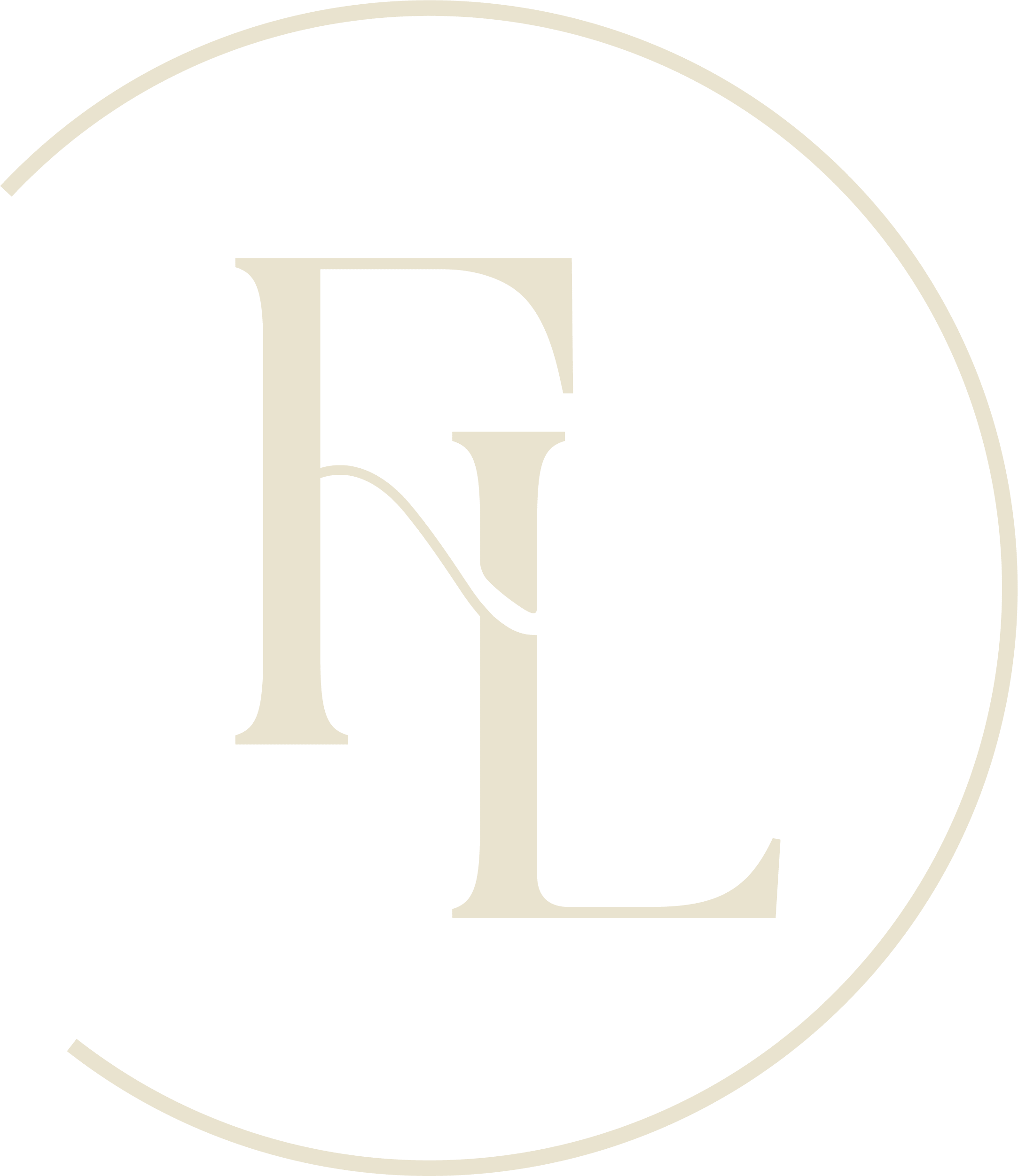 Fl Monogram Sand